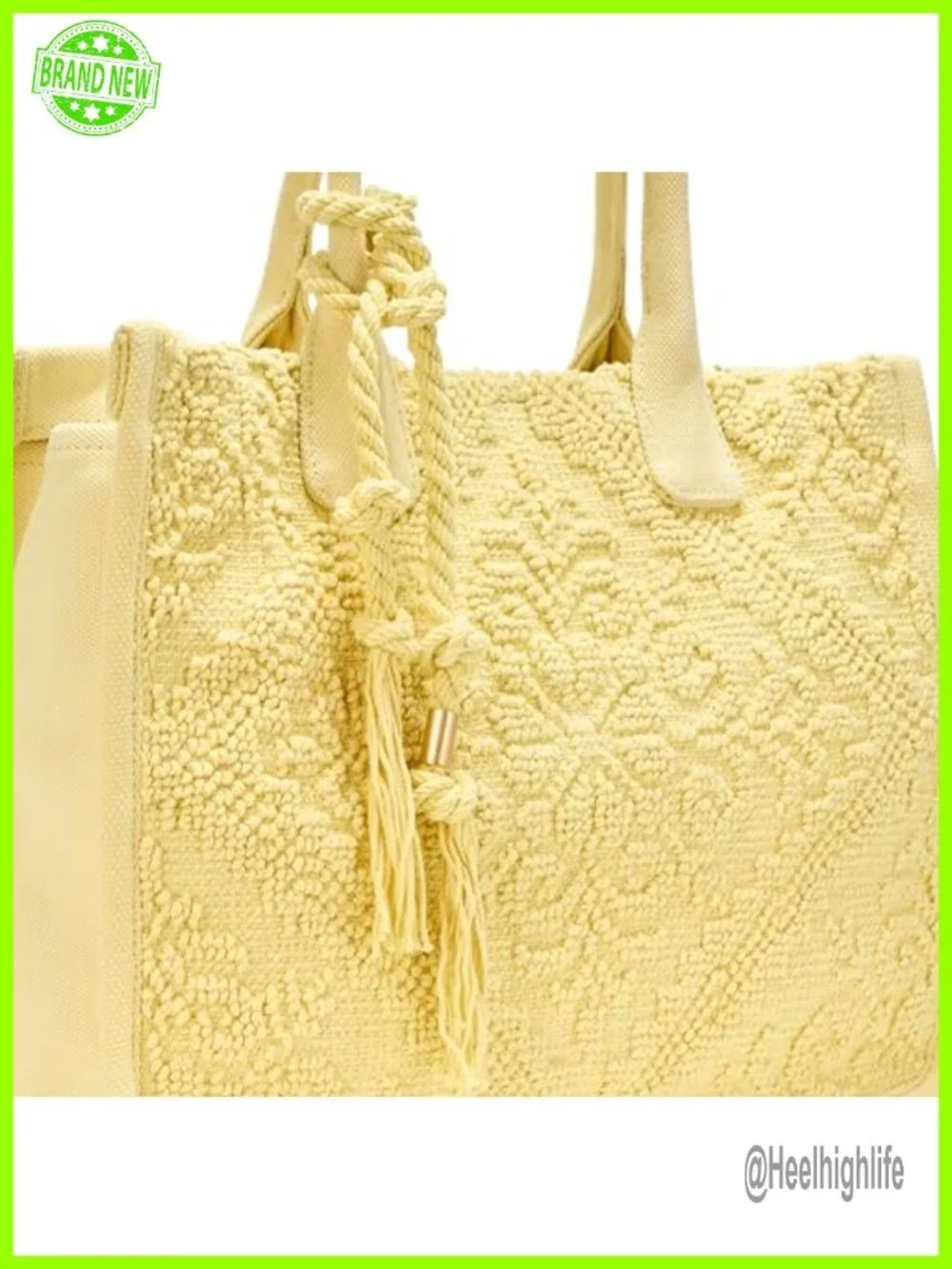 Vince Camuto Orla-to6 Women's Hobo Handbag Canvas Shoulder Bag Magnetic Closure